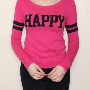 "Happy" sweater